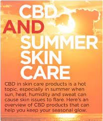 CBD for summer skin care image